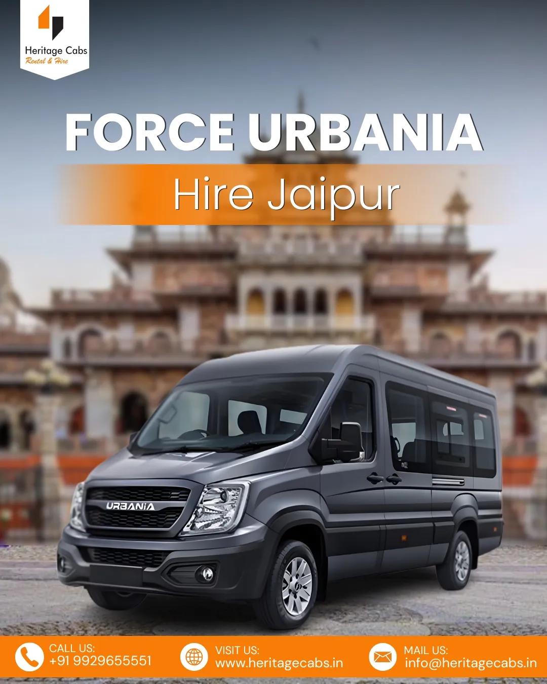 Force Urbania Hire Rental in Jaipur